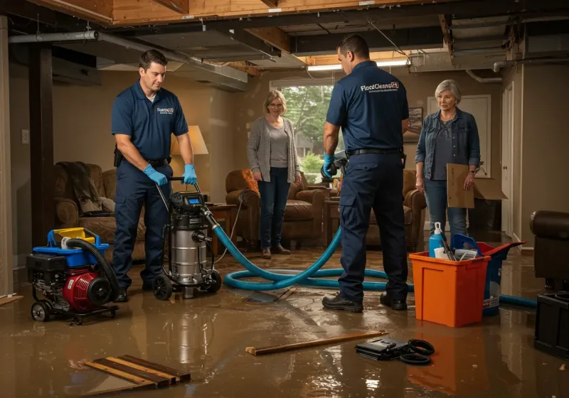 Basement Water Extraction and Removal Techniques process in Ives Estates, FL